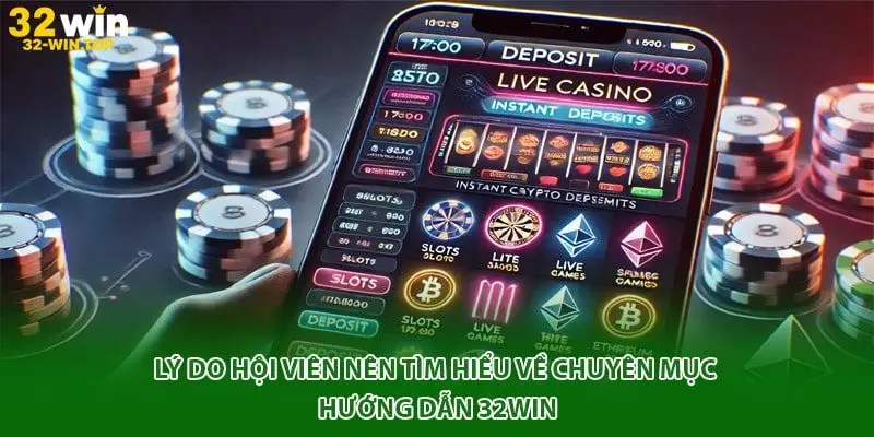 Lý do hội viên nên tìm hiểu về chuyên mục hướng dẫn 32win